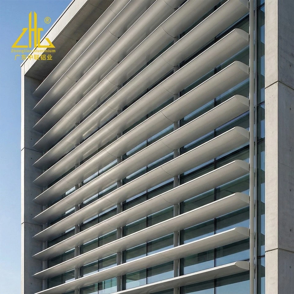 aluminum louver profile extrusion factory (2)