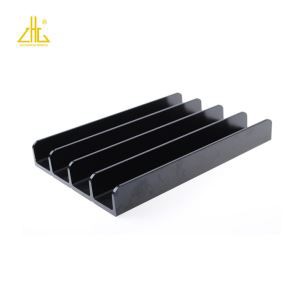 Siyah Ekstrüde Alüminyum Isı Emici Profiller
